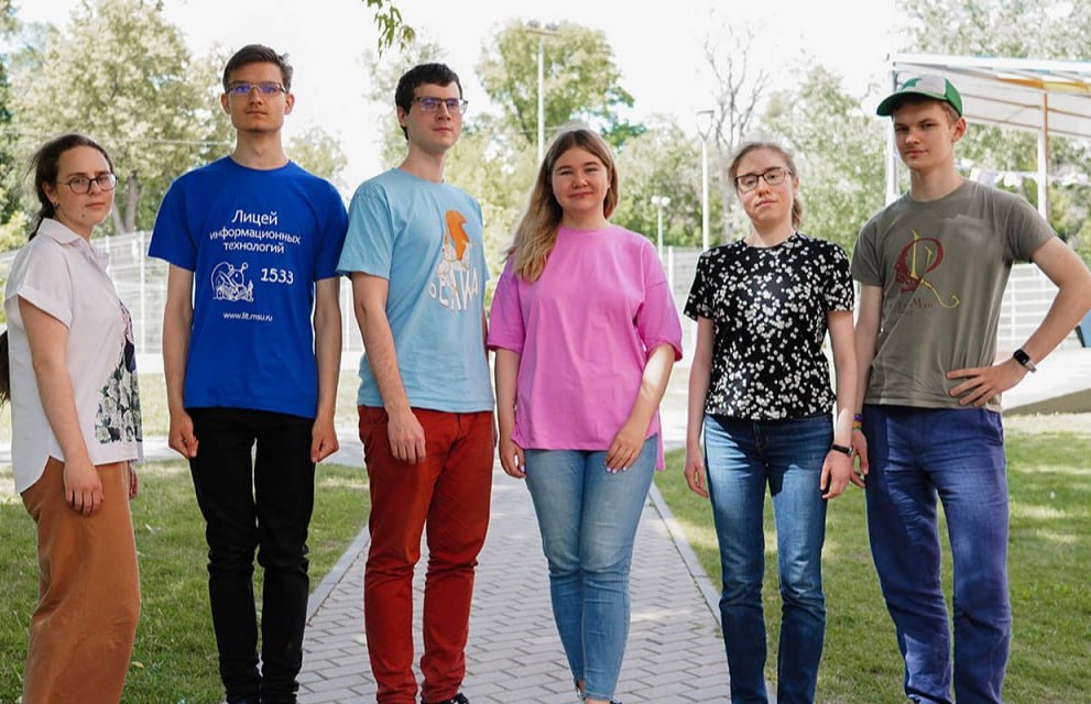 Russian participants of the 20th International Linguistics Olympiad in Bulgaria. Artem Boyko is on the far right